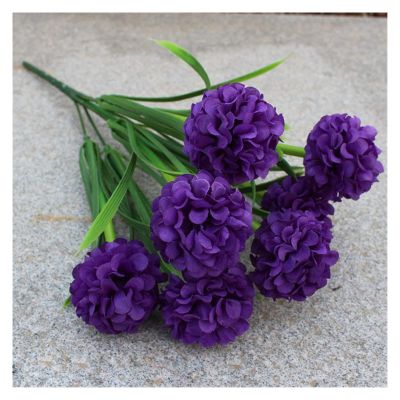 KIZQYN Artificial Flower Multicolor Silk Hydrangea Artificial Flower White Wedding Flowers Small Bouquet Fake Flowers Christmas Party DIY Decoratio Fake Flowers (Color : B)