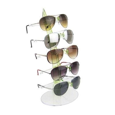 BNNP Eyeglass Storage Rack 5 Tier Glasses Frame Sunglasses Glasses Display Stand Glasses Storage Rack Multifunctional Display Stand Eyeglass Organizer Display Rack (Color : White)