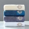 2021 High-Grade 100% Cotton Towel Set Bathtowel+Face towel Set Soft Bath Face Towel Handtowel Bathroom Towel Sets MS 1Pc FaceTowel34x75cm view 2