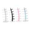 BNNP Eyeglass Storage Rack 5 Pairs of Glasses Display Stand Sunglasses Glasses Frame Display Stand Multifunctional Display Stand Eyeglass Organizer Display Rack (Color : Gray) view 2