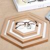 Eyeglass Storage Rack Counter Multifunctional Display Tray, Glasses Display Tray, Sunglasses Display Stand, Window Jewelry Display Tray Eyeglass Organizer Display Rack (Color : Brass) view 1