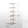 BNNP Eyeglass Storage Rack Stainless Steel Glasses Display Stand Glasses Store Storage Rack Display Props Stand Sunglasses Sunglasses Stand Eyeglass Organizer Display Rack (Size : Large) view 2