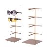 BNNP Eyeglass Storage Rack Stainless Steel Glasses Display Stand Glasses Store Storage Rack Display Props Stand Sunglasses Sunglasses Stand Eyeglass Organizer Display Rack (Size : Large) view 3