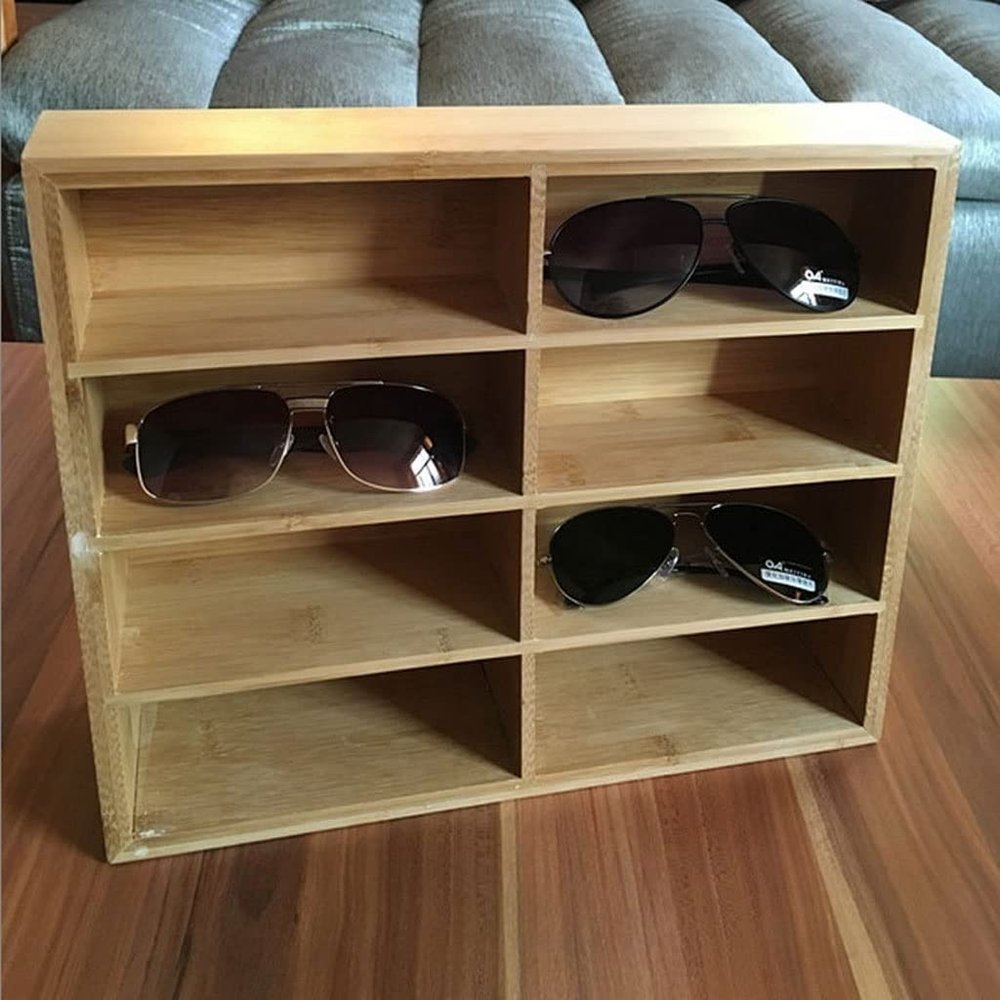 BNNP Eyeglass Storage Rack Creative Sunglasses Storage Rack Multi-Function Glasses Display Rack Multi-Function Jewelry Rack Prop Rack Eyeglass Organizer Display Rack