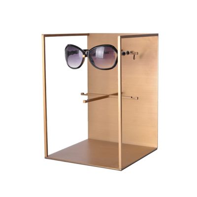 BNNP Eyeglass Storage Rack Glasses Display Stand Home Storage Rack Stainless Steel Desktop Glasses Stand Sunglass Table Stand Eyeglass Organizer Display Rack