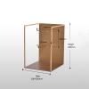 BNNP Eyeglass Storage Rack Glasses Display Stand Home Storage Rack Stainless Steel Desktop Glasses Stand Sunglass Table Stand Eyeglass Organizer Display Rack view 2