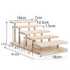 BNNP Eyeglass Storage Rack Glasses Stand Wood Display Holder Sunglasses Organizer Stands Sunglasses Holders Sunglasses Rack Sunglass Display Holder Eyeglass Organizer Display Rack (Size : 5layer) view 2