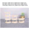 BNNP Eyeglass Storage Rack Glasses Display Stand Sunglasses Stand Props Multi-Layer Window Decoration Semicircle Three Layers Eyeglass Organizer Display Rack (Size : Large) view 2