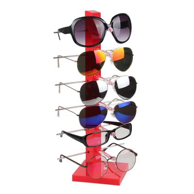 BNNP Eyeglass Storage Rack Jewelry Storage Rack Plastic Display Rack Sunglasses Glasses Storage Rack Glasses Display Rack Eyeglass Organizer Display Rack (Color : Yellow)