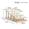 BNNP Eyeglass Storage Rack Assemblable Sunglasses Holder Glasses Display Jewelry Holder Bracelet Watch Display Holder Eyeglass Organizer Display Rack (Size : Two Floors) view 2