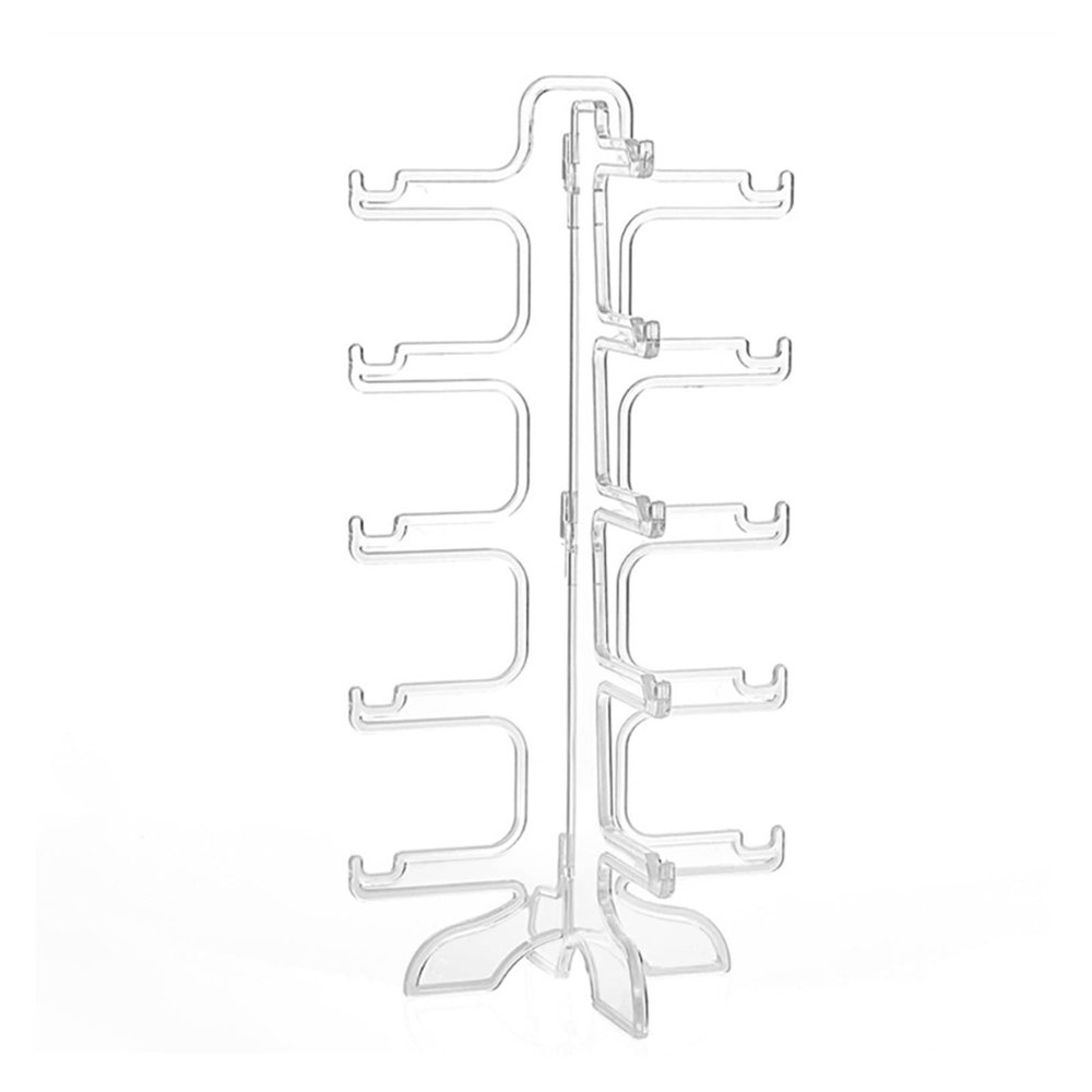 BNNP Eyeglass Storage Rack 5 Tier Glasses Display Stand Glasses Sunglasses Stand Frame Sunglasses Display Stand Eyeglass Organizer Display Rack