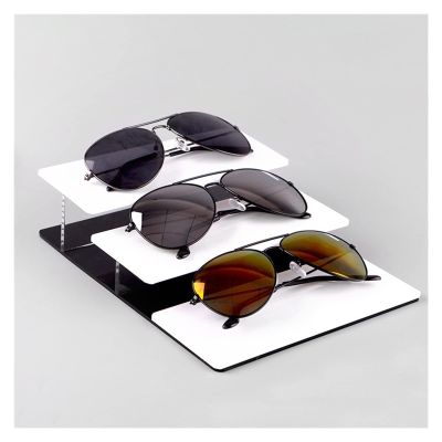 BNNP Eyeglass Storage Rack Multilayer Acrylic Sunglasses Display Stand Shelf Glasses Display Stand Jewelry Desktop Glasses Frame Display Stand Eyeglass Organizer Display Rack (Size : Medium)