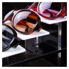 BNNP Eyeglass Storage Rack Multilayer Acrylic Sunglasses Display Stand Shelf Glasses Display Stand Jewelry Desktop Glasses Frame Display Stand Eyeglass Organizer Display Rack (Size : Medium) view 2