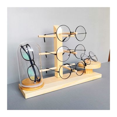 BNNP Eyeglass Storage Rack Glasses Display Stand Glasses Display Decorative Props Sunglasses and Sunglasses Display Stand Creative Glasses Table Eyeglass Organizer Display Rack