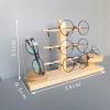 BNNP Eyeglass Storage Rack Glasses Display Stand Glasses Display Decorative Props Sunglasses and Sunglasses Display Stand Creative Glasses Table Eyeglass Organizer Display Rack view 2