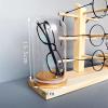 BNNP Eyeglass Storage Rack Glasses Display Stand Glasses Display Decorative Props Sunglasses and Sunglasses Display Stand Creative Glasses Table Eyeglass Organizer Display Rack view 3