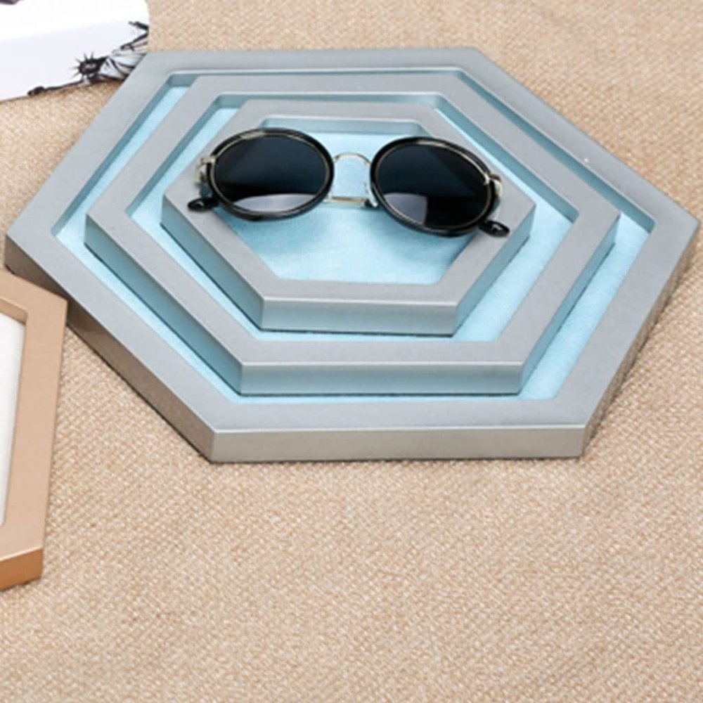 BNNP Eyeglass Storage Rack Counter Multifunctional Display Tray, Glasses Display Tray, Sunglasses Display Stand, Window Jewelry Display Tray Eyeglass Organizer Display Rack (Color : 1)