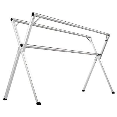 Foldable Clothes Rack, Adjustable Clothes Drying Rack, Stainless Steel Saves Space Drying Racks Extreme Stability Portable for Towels, Linens, Indoor/Outdoor ( 150cm/59in)