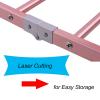 Drying Rack Foldable Portable, Clothes Drying Rack Stainless Steel, Laundry Racks Saves Space Adjustable Height Large Capacity for Large Laundry Loads ( 230cm/50in) view 3