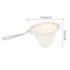 DEPILA Coffee Strainer Reusable Coffee Filter Bag Stainless Steel Handle Flannel Cloth Strainer Coffee Strainer Dropping Pot Mesh Basket Tools Filtering view 2