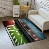 3D Football Field Carpet Bedroom Sport Area Rug for Living Room Football Washable Floor Mat 5'3"x6'7" view 1