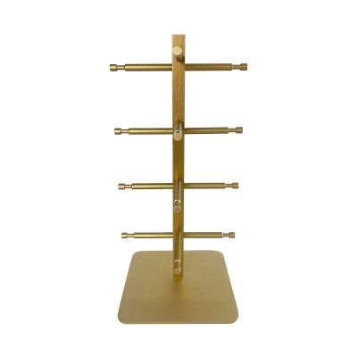 BNNP Eyeglass Storage Rack Metal Sunglasses Display Stand Desktop Glasses Storage Rack Sunglasses Glass Frame Frame Glasses Display Stand Bracket (Gold) Eyeglass Organizer Display Rack
