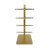 BNNP Eyeglass Storage Rack Metal Sunglasses Display Stand Desktop Glasses Storage Rack Sunglasses Glass Frame Frame Glasses Display Stand Bracket (Gold) Eyeglass Organizer Display Rack view 1