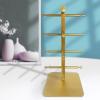 BNNP Eyeglass Storage Rack Metal Sunglasses Display Stand Desktop Glasses Storage Rack Sunglasses Glass Frame Frame Glasses Display Stand Bracket (Gold) Eyeglass Organizer Display Rack view 4