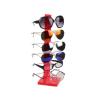 BNNP Eyeglass Storage Rack 6 Layers Shape Display Stand for Glasses Frame Plastic and Metal Holder Glasses Sunglass Jewelry Display Holder Eyeglass Organizer Display Rack (Color : Rojo) view 1