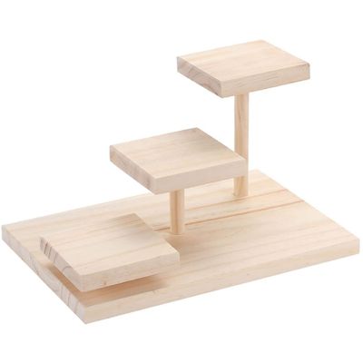 BNNP Eyeglass Storage Rack Sunglasses Frame Decoration 3-Layer Glasses Display Stand Counter Small Ornament Display Stand Eyeglass Organizer Display Rack
