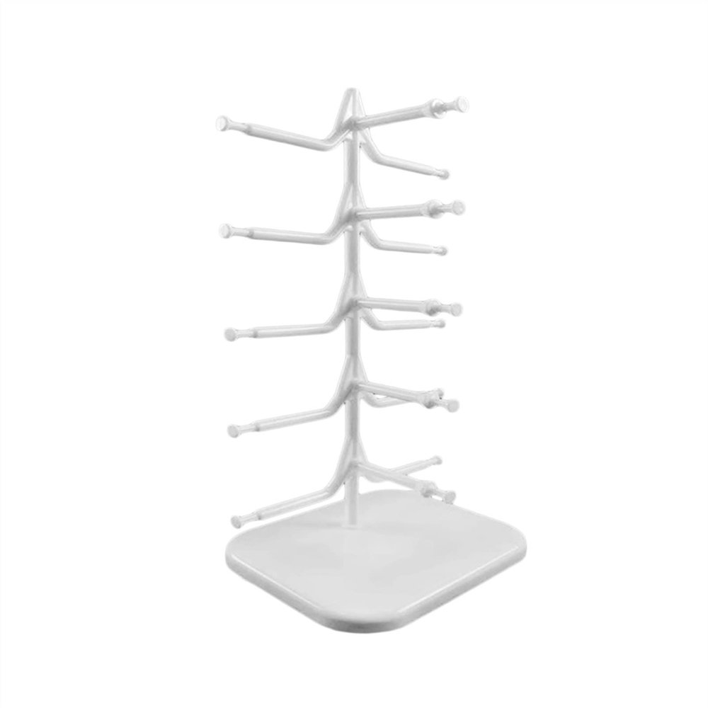 BNNP Eyeglass Storage Rack 5 Tier Sunglass Display Stand Glasses Display Stand Glasses Holder for 5 Pairs of Glasses Eyeglass Organizer Display Rack (Color : Gold)