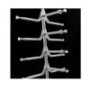 BNNP Eyeglass Storage Rack 5 Tier Sunglass Display Stand Glasses Display Stand Glasses Holder for 5 Pairs of Glasses Eyeglass Organizer Display Rack (Color : Gold) view 3