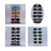 BNNP Eyeglass Storage Rack 5 Tier Sunglass Display Stand Glasses Display Stand Glasses Holder for 5 Pairs of Glasses Eyeglass Organizer Display Rack (Color : Gold) view 4