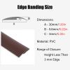 ZJKXJH Gray Floor Transition Strip Self Adhesive, PVC Cuttable Carpet Edge Strip 1-25 M Long, Self Stick Non Slip Flooring Mat Wrapping Edge Trim (Size : 6m/19.7ft Length) view 4