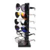 BNNP Eyeglass Storage Rack Fashion Design Glasses Storage Rack Holds 6 Pairs of Sunglasses Glasses Frame Glasses Counter Rack Display Stand Eyeglass Organizer Display Rack (Color : Rojo) view 4