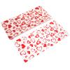 NUOBESTY 100pcs Valentine's Day Heart Candy Bags Treat Packaging for Cookies Snacks and Multi-use Bags for Friends Family and Boys and Girls view 4