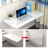 Wall Mounted Folding Table, Foldable Dining Table Solid Wood Desk, Space Saving Floating Foldable Table, For Laundry Kitchen Room, Small Space Wall Mounted Fold Table, Load Capacity 70kg ( Color : Yel view 3