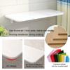 Wall Mounted Folding Table, Foldable Dining Table Solid Wood Desk, Space Saving Floating Foldable Table, For Laundry Kitchen Room, Small Space Wall Mounted Fold Table, Load Capacity 70kg ( Color : Yel view 4