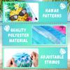 Frienda 24 Pcs Hawaiian Party Favor Bags Hawaii Themed Aloha Drawstring Backpack Flamingo Tropical Gift Goodie Bags for Birthday, Bridal Shower, Summer, Beach, Pool Backpack, 12 x 10 Inch view 3
