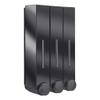3 Chamber Shampoo and Conditioner Dispenser for Shower Wall - No Drill Body Wash Soap Dispenser Set for Hotel Bathroom view 1