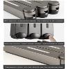 3 Chamber Shampoo and Conditioner Dispenser for Shower Wall - No Drill Body Wash Soap Dispenser Set for Hotel Bathroom view 4