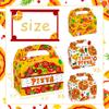 Roaring Good Time 12 PCS Pizza Party Favor Boxes Pizza Goodie Treat Bags Pizza Themed Birthday Party Supplies Pizza Birthday Decorations Bags view 3