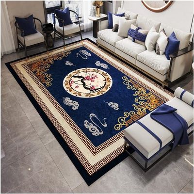 OLOTU Heated Area Rug Living Room Traditional Design Heated Floor Mats with Timer & Thermostat Anti-Slip Electric Heated Carpet
