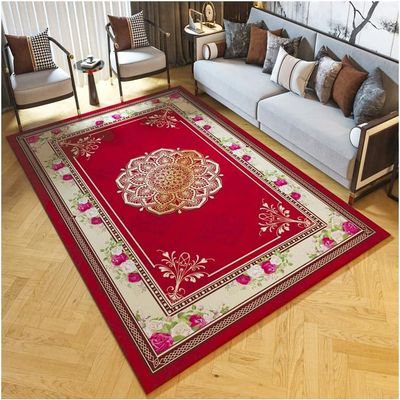 OLOTU Art Heated Area Rug Non-Slip Extra Large Heated Floor Mats with Timer & Thermostat Electric Heated Carpet for Home Decor
