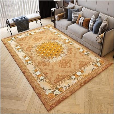 OLOTU Art Heated Area Rug Non-Slip Extra Large Heated Floor Mats with Timer & Thermostat Electric Heated Carpet for Home Decor