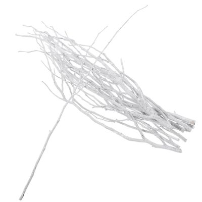 Ciieeo White Tree Branch Decors 10pcs Vase Sticks for Christmas Halloween