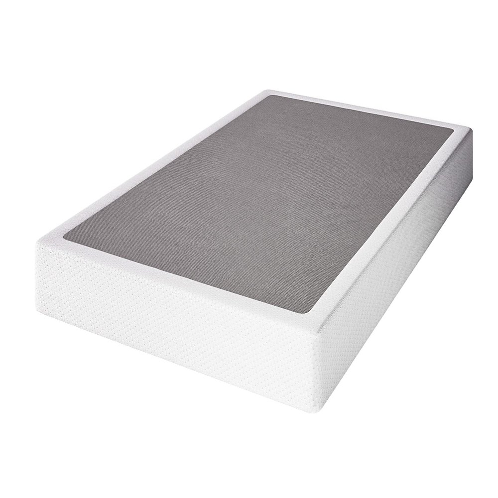 RLDVAY Twin-XL Low Profile Box Spring, Heavy Duty Metal Twin Box Spring with Fabric Cover, Easy Assembly, Non Slip, Noise Free