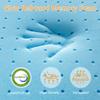 Maxzzz Full Mattress Topper,4 Inch Ventilated Design Memory Foam Queen Mattress Topper,Cooling Gel Infused Swirl Foam Pad for Pressure Relief Back Pain, CertiPUR-US Certified view 4