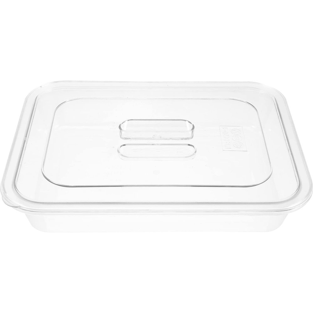 LIFKOME Reusable Plastic Rectangular Stewed Vegetable Plate Food Display Box with Lid Party Tray for Food Storage