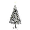 Artificial Christmas Tree with Stand, Holiday Xmas Tree, for Outdoor Decor, Party, Yard,Holiday Party, Artificial Christmas Tree with LEDs&Ball Set Green 94.5" PVC view 1